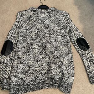 Ella Moss sweater with leather elbow pads